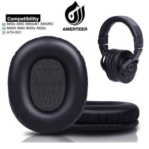 1 Pair ATH M-Series Earpads for Audio Technica M50 M50X M50XBT M50RD M40X M30X M20X MSR7 SX1 Monitor Headphones Cushion Earmuffs