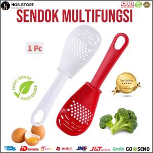 Centong Tirisan Sendok NASI Saringan Serbaguna Tiris Parutan Pengaduk Pemisah Kuning Telur Multifungsi
