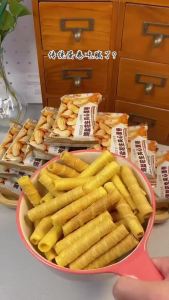 Salty Peanut Egg Roll Sandwich - Peanut Flavored Snack Peanut Egg Roll Crisp Sandwich Egg Roll Peanut Flavor Snacks