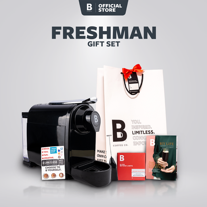 B Coffee Co. Freshman Starter Gift Set - Freshman Machine, Discovery ...