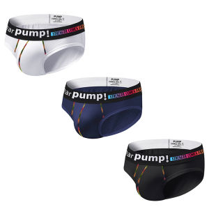 CMENIN PUMP 3Pcs Mới Quần Lót Cotton Jockstrap Quần Sịp Nam Thoải Mái Trượt Gợi Cảm Quần Lót Nam Ngắn Gọn Quần Lót Nam MP292