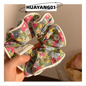 HUAYANG01 [HOT FASHION] ที่มัดผมรูปดอกไม้แฟชั่นเกาหลีสำหรับผู้หญิงเด็กผู้หญิงผมยางยืดเครื่องประดับผมห่วงผูกผมเชือกที่คาดผม