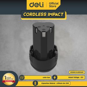 Deli Cordless Drill Mesin Bor Baterai / Mesin Bor Tangan 12V High Torque EDL-DZ12-4A2