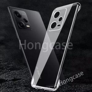 Casing For Xiaomi Redmi note12Pro+ 5G note 12 Pro plus note12 12Proplus Hard PC Phone case Shell Transparent Bumper Frameless Ultra Thin No Frame Clear Shockproof Back Cover