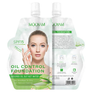 MOOYAM FOUNDATION SPF 15 PA+++ FOUNDATION CAIR RINGAN DI KULIT TAHAN LAMA DAN MENGONTROL MINYAK WAJAH 10ML