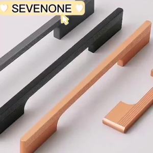 Gold Black Modern Cabinet Drawer Knob Handle Fashion Wardrobe Handle for Kitchen Cupboard Dresser Door Pull Accessories Home Hardware