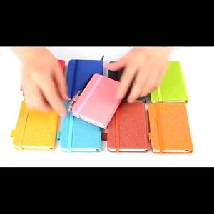A7 80/100 Sheets Mini Leather Notebook Diary Book Notebook School Supplies PAZU