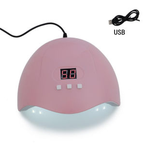 54W UV Led Lamp Nail Dryer For All Types Gel Varnish Polish Curing 18pcs Leds Lamp for Nail Manicure Machine USB Connector