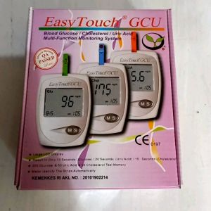 Alat Cek Kesehatan Easy Touch GCU 3 in 1: Gula Darah, Asam Urat & Kolesterol