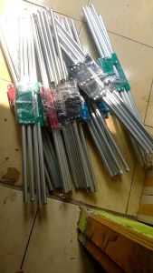 jemuran Dingding lipat 75x60 besi strip asli 2mm kuat