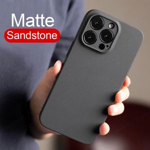 Sandstone Matte Phone Case for Xiaomi 15 Ultra 14T 13T Redmi Note 14 4G 13 Pro Plus 5G + Ultra Slim Cover Casing