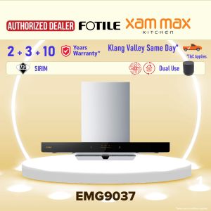 [SPECIAL PROMO] Fotile - EMG9037 Chimney Cooker Hood 1600m3/hr / 3-SPEEDS CONTROL / TURBO SYSTEM / EASY CLEAN / TOUCH & WAVE