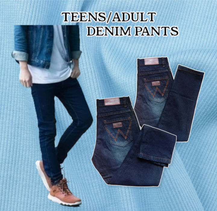 PH TRENDY DENIM PANTS FOR KIDS/TEENS (10-16 YEARS) -PLS CHECK SIZE