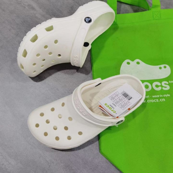 Classic white fashion beach cave Crocs For Women | Lazada PH