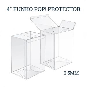 4inch Funko Pop Protector Plastic Transparent Box Toy Collection Protection Box