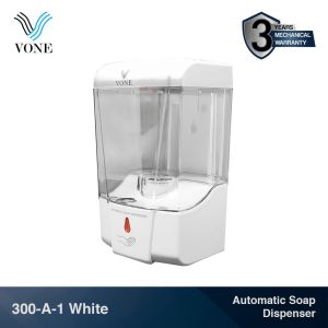 VONE Tempat Sabun Cair Otomatis Soap Dispenser Gantung Wall Tembok Sensor SD-V400S Putih