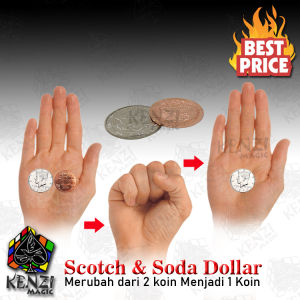 Scotch and Soda Half Dollar Alat Sulap Koin