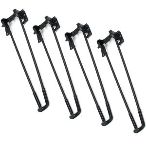 Folding Table Legs 4-Pack 32cm Hairpin Metal Legs Heavy Duty Furniture Legs Black for Coffee Table Laptop Table Mini Desk