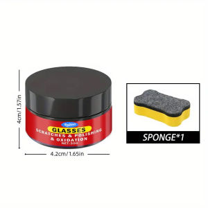 Advanced Auto Glass Scratch Fix Polish 30g Clear Vision Easy Window Maintenance Scratch Remover Alternative Glass Care DIY Kit