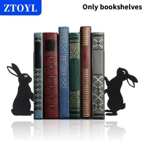 [COD]🔥🔥🔥ZTOYL Cute Cat-shaped Bookend Desktop Bookshelf Book Clip Stationery Storage Book Stand Home Desktop Decoration.
