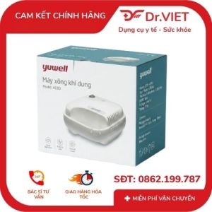 Máy xông khí dung Yuwell 403D - Xông mũi họng hỗ trợ điều trị viêm phế quản & hen suyễn cho trẻ em và người lớn