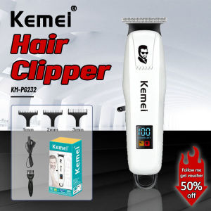 Kemei Original Professional Hair Clipper Portable Mini Electric clippers USB Charging Cordless Hair Trimmer Mens Haircut Oil Head Machine KM-809A KM-232