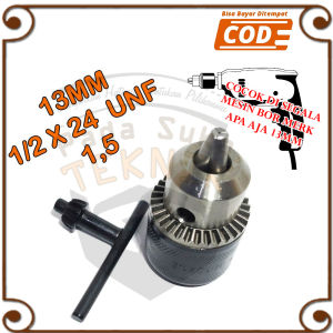 SAN OU Kepala Mesin Mata Bor 15-13mm 3/8 - 24 UNF " Drat Drill Key Set Drill Chuck
