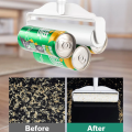 Long Handle Retractable Tear-off Sticky Paper Roller Floor Sticky Hair Carpet with Dust Sticky Hair Roller Sticky. 