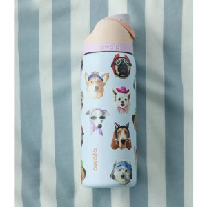 Owala Cute Dog Series Limited Water Bottle FreeSip Insulated Leakproof Stainless Steel Tumbler