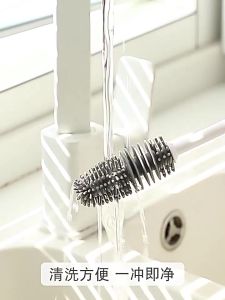 Bottle Brush Long Handle Cup Brush Silicone Bottle Cleaning Brush Cleaner
