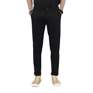 Celana Chino Panjang Pria Hitam Slim Fit | Celana Casual Pria Dewasa