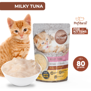 PetMarra Tuna Milky Souffles Kitten Wet Food Pouch 80g