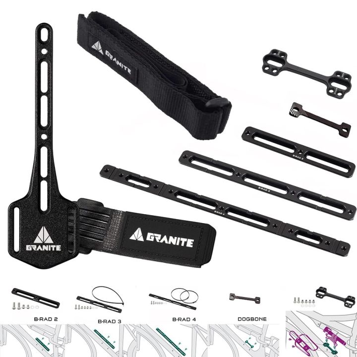 Sangle Pour Cadre Vélo All Mountain Style - Transport Chambre à Air, CO2, Outils - Antidérapante, Légère, Universelle VTT/Gravel/Route
