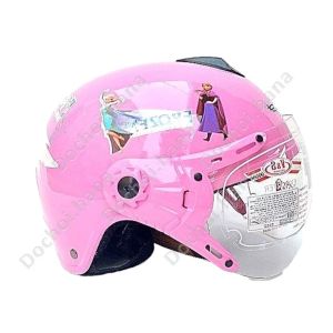 DANSHOP Mũ Bảo Hiểm Thời Trang - An Toàn - Giá Rẻ - Chất Lượng Nón Bảo Hiểm Cho Bé 3-7 Tuổi (vòng đầu 50cm) - HÀNG TỐT - An toàn cho bé có kính kiểu dáng đẹp mẫu công chúa.