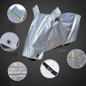 Áo trùm xe Bạt Phủ Xe Máy 3D Tráng Nhôm Che Mưa Nắng Cách Nhiệt Chống Tia UV Tránh Phai Màu Xe