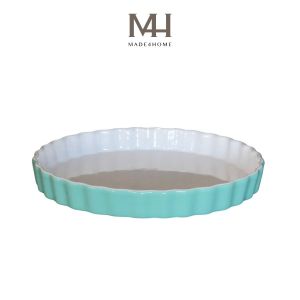 Khay nướng bánh carthage baking tròn bằng gốm chịu nhiệt cao Made4Home