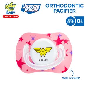 Justice League Orthodontic Pacifier with Cover