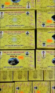 3 Trà Cung Đình túi lọc ( ĐẶC SẢN HUẾ loại đặc biệt 3 hộp x 30 túi )