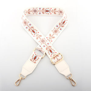 White Strap for Sling Bag Replacement Detachable Leather Bag Strap Womens Bag Accessories Nylon Handle Straps Backpack Belt Long Cross body Strap