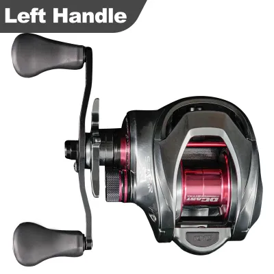 SEASIR DCAST DC Baitcasting Fishing Reel Digital Control long cast Carbon washers brass gears 7.3:1 7+1BB Max Drag 8.5kg Fresh Saltwater reel Fishing Coil