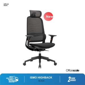 Kursi Kantor Kursi Kerja Ismo High Back Black