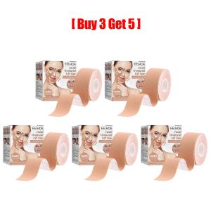 Eelhoe Facial Myofascial Lift Tape V-Shape Face Breathable Invisible Patch Tightens Anti Wrinkle Face Contours Fade Fine Lines Lift Sagging Skin Sticker Adhesive Double Chin Lift Refill Tapes（2.5cm*5m）