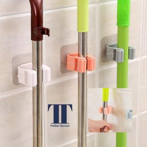 Mop Hook Broom Storage Rack Penyangkut Penyapu