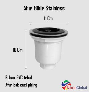 Afur Bak Cuci Piring Stainless / Afur Keranjang Bagus / Selang Avur Cuci Piring