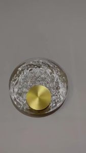 SXH New Nordic Post-Modern Light Luxury Crystal All-Copper Wall Lamp Designer Style Simple Bedroom Bedside Bathroom Mirror Light