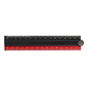 Multipurpose Folding Aluminum Alloy Ruler Professional Measurement Tool for Drafting Engineering Technical Drawing