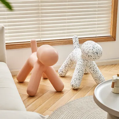Ghế Puppy Decor Cao Cấp Ghế Nhựa Đúc Hình Chó Cho Bé Nội Thất Sáng Tạo Phong Cách Bắc Âu ( SKU 806)