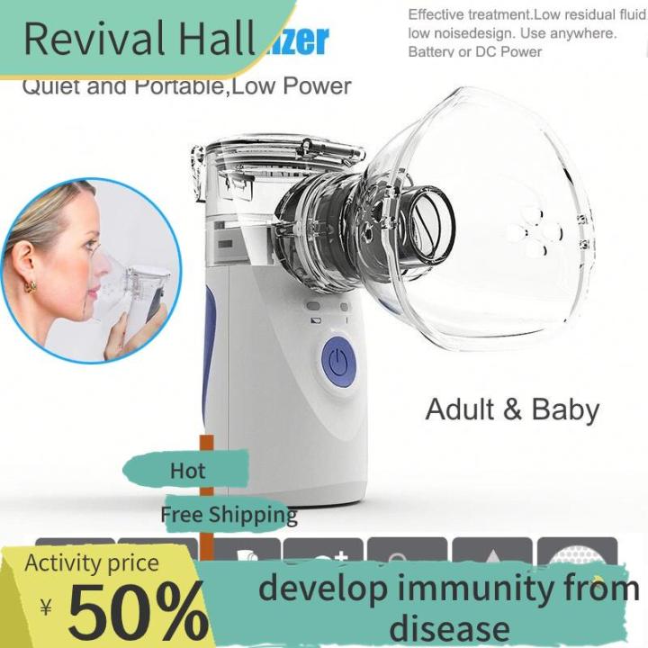 kesihatan Portable Mini Ultrasonic Coughing Phlegm Mesh Nebulizer ...