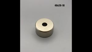 แม่เหล็กรูกลม 40x20-10 มม. 1/2/5/10 ชิ้น อุปกรณ์เสริมขนาด 40*20-10 มม. สำหรับตู้เย็นในครัว ตู้เย็นสำนักงาน ไวท์บอร์ด โรงรถ