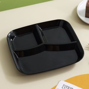 Piring Makanan Yang Mengurangi Lemak/Piring Sekat Peralatan Makan Satu Orang Piring Makan Anak